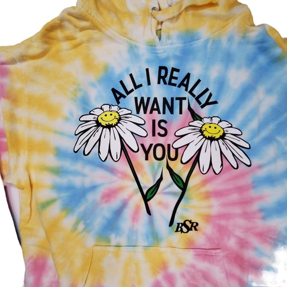 BSR By Samii Ryan Dolls Kill/Revolve Women Hoodie All I Really Want is You - Picture 6 of 9